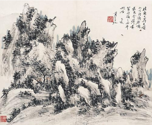 黄宾虹画作价格揭秘，市场走势与专业解读